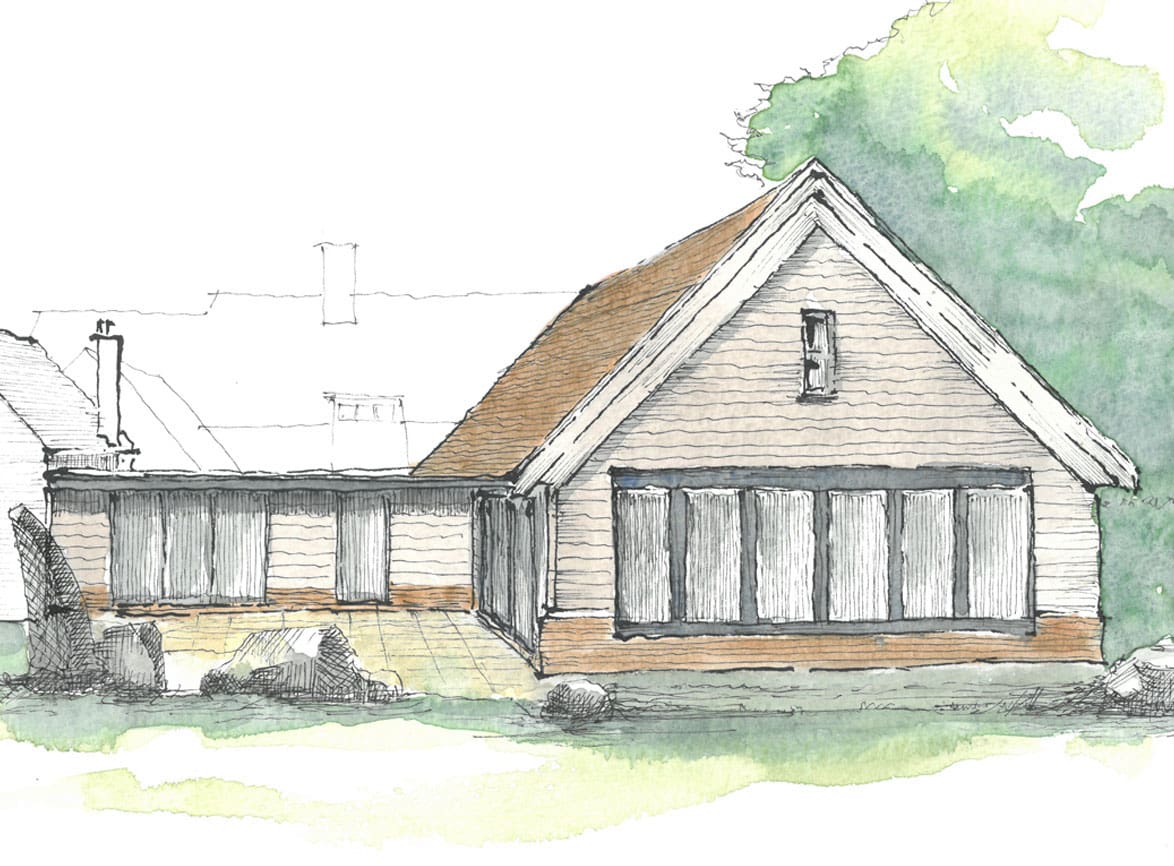 Parmoor Barn Sketch